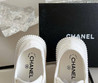 Женские текстильные кроссовки Chanel 2023-2024 белые