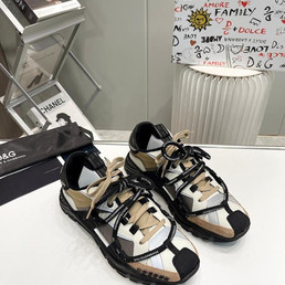Мужские комбинированные кроссовки Dolce&Gabbana 2023-2024 разноцветные