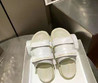 Женские кожаные шлепанцы Christian Dior 2023-2024 белые
