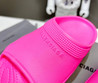 Женские полиуретановые шлепанцы Balenciaga 2023-2024 розовые