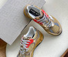 Женские комбинированные кроссовки Golden Goose 2023-2024 золотые