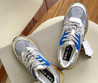 Женские комбинированные кроссовки Golden Goose 2023-2024 серые с синим