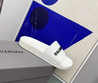 Женские резиновые шлепанцы Balenciaga 2023-2024 белые
