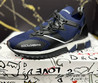 Мужские текстильные кроссовки Dolce & Gabbana 2023-2024 синие с черным и логотипом