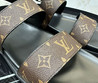 Мужские кожаные сандалии Louis Vuitton 2023-2024 коричневые