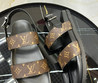 Мужские кожаные сандалии Louis Vuitton 2023-2024 коричневые