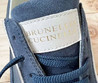 Мужские комбинированные кроссовки Brunello Cucinelli 2023-2024 синие