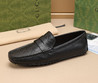 Мужские кожаные мокасины Gucci 2023-2024 черные