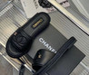 Женские полиуретановые шлепанцы Chanel 2023-2024 черные