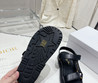 Женские кожаные сандалии Christian Dior 2023-2024 черные