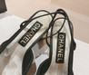 Женские кожаные туфли Chanel 2023-2024 черные