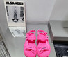 Женские кожаные сандалии Balenciaga 2023-2024 розовые