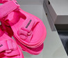 Женские кожаные сандалии Balenciaga 2023-2024 розовые