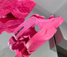 Женские кожаные сандалии Balenciaga 2023-2024 розовые