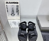 Женские кожаные сандалии Balenciaga 2023-2024 черные
