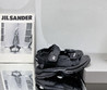 Женские кожаные сандалии Balenciaga 2023-2024 черные