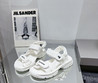 Женские кожаные сандалии Balenciaga 2023-2024 белые