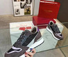 Мужские комбинированные кроссовки Valentino 2023-2024 коричневые с серым