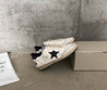 Женские кожаные кроссовки Golden Goose 2023-2024 белые с черной звездой