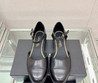 Женские кожаные туфли Chanel Mary Janes 2023-2024 черные