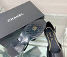 Женские кожаные туфли Chanel Mary Janes 2023-2024 черные