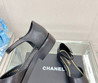 Женские кожаные туфли Chanel Mary Janes 2023-2024 черные
