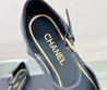 Женские кожаные туфли Chanel Mary Janes 2023-2024 черные