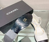 Женские кожаные туфли Chanel Mary Janes 2023-2024 белые с черным носом