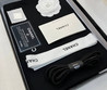 Женские комбинированные кроссовки Chanel 2023-2024 белые с серым