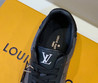 Мужские кожаные кроссовки Louis Vuitton Rivoli 2023-2024 черные