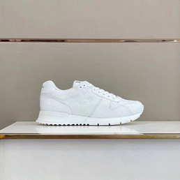 Мужские кожаные кроссовки Louis Vuitton Run Away 2023 белые