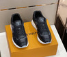 Мужские кожаные кроссовки Louis Vuitton Run Away 2023 черные