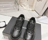 Женские кожаные кроссовки Chanel 2023 черные