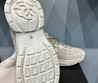 Женские комбинированные кроссовки Chanel 2023 белые