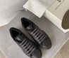 Женские кожаные кеды Brunello Cucinelli 2023 черные с мехом