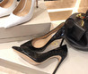 Женские кожаные туфли Jimmy Choo 2023 черные