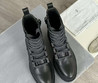 Женские кожаные ботинки Brunello Cucinelli 2023 черные на платформе