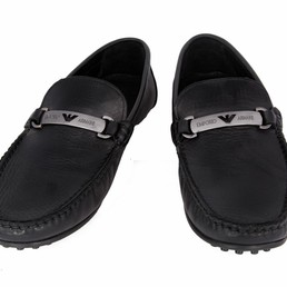 Мокасины Emporio Armani Black X