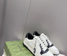 Женские комбинированные кроссовки Gucci 2023 белые с черным