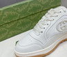 Женские комбинированные кроссовки Gucci 2023 белые