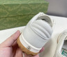 Женские комбинированные кроссовки Gucci 2023 белые