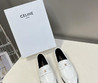 Женские кожаные лоферы Celine 2023 белые