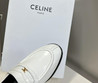 Женские кожаные лоферы Celine 2023 белые