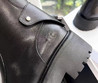Женские кожаные сапоги Celine 2023 черные