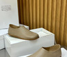 Женские кожаные мокасины Maison Margiela 2023 бежевые