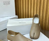 Женские кожаные мокасины Maison Margiela 2023 бежевые