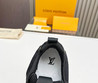 Мужские комбинированные кроссовки Louis Vuitton 2023 черные