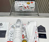 Мужские кожаные кроссовки Dolce & Gabbana 2023 белые