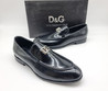 Мужские кожаные туфли Dolce & Gabbana 2023 черные