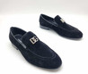 Мужские замшевые туфли Dolce & Gabbana 2023 черные